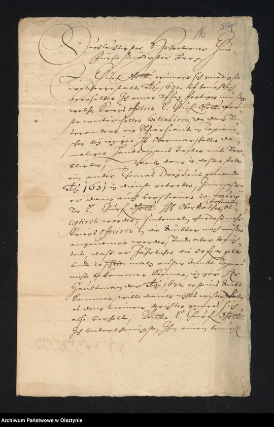 image.from.unit.number "Berichte in Kriegs-Sachen 1635 Februar. Wibranzen Sachen"