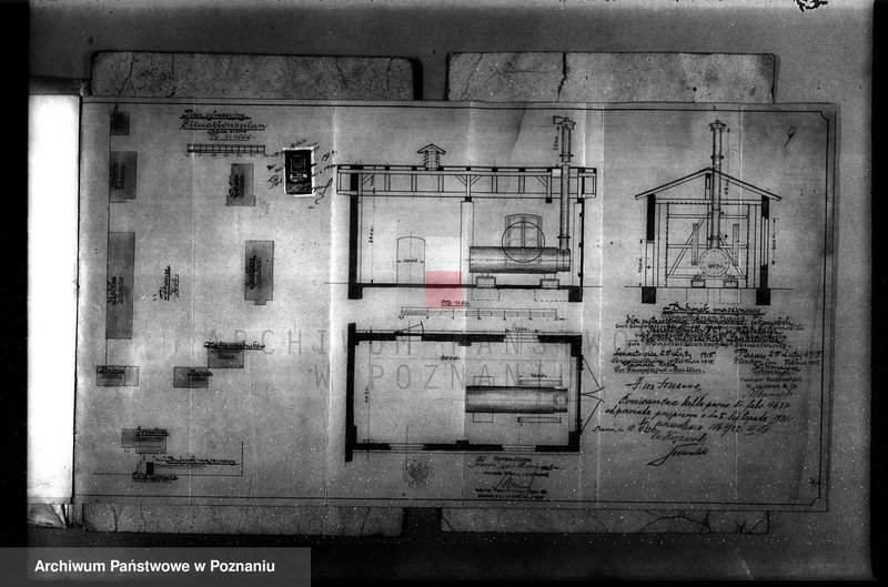 Obraz 13 z jednostki "Młyn parowy Fr. Balcera w Kucharkach pow. jarociński nr woj. kotła 1433"