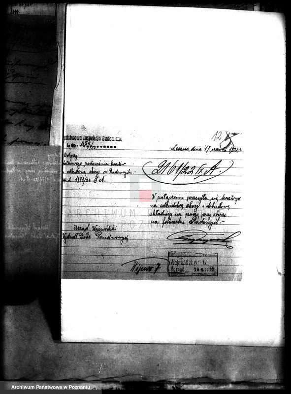 Obraz 16 z jednostki "Sprawy budowlane majętności Wijewo"