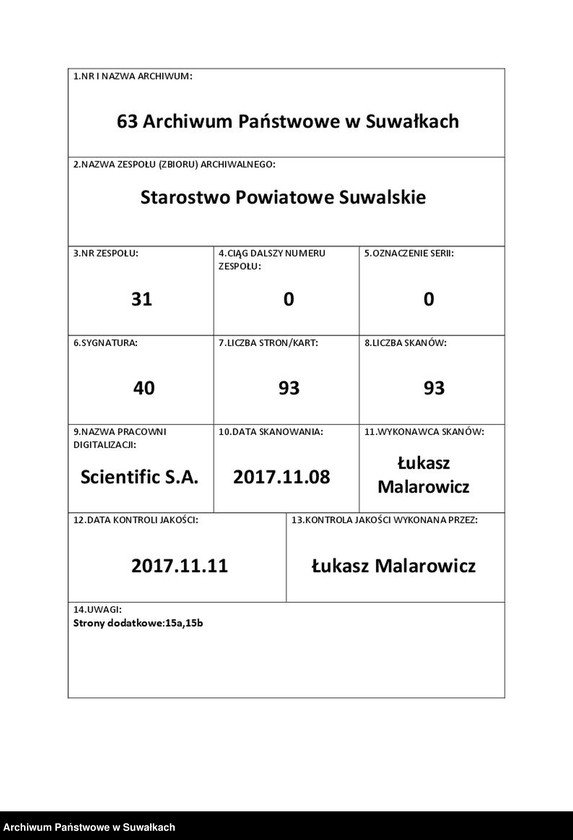 image.from.unit.number "[Wykaz związków zawodowych istniejących w powiecie wg. stanu na dzień 1. I 1937 r. oraz korespondencja]"