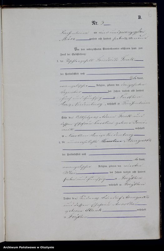 image.from.unit.number "Heiraths-Haupt-Register Nr 1 - 11"
