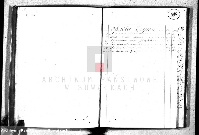 image.from.unit.number "Akta śmierci gminy wigierskiey od 1-go stycznia 1824 roku do dnia ostatniego grudnia 1824 roku"