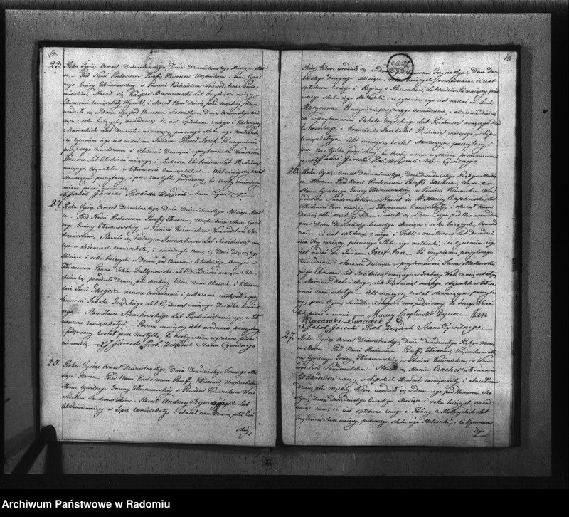 image.from.unit.number "Księga akt cywilnych gminy Głowaczew na rok 1819"