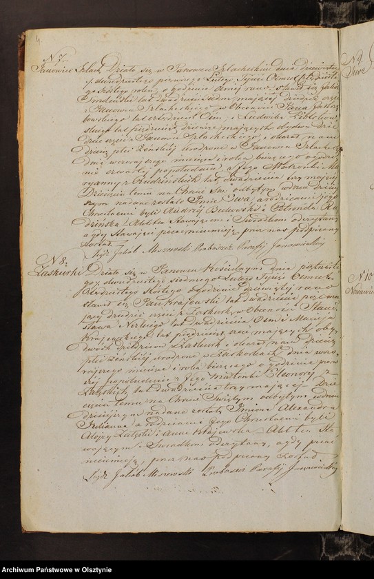 image.from.unit.number "Duplicat Akt Urodzenia, Zaslubienia i Zeyścia Urzędnika Stanu Cywilnego Parafij Janowieckiej za rok 1846"