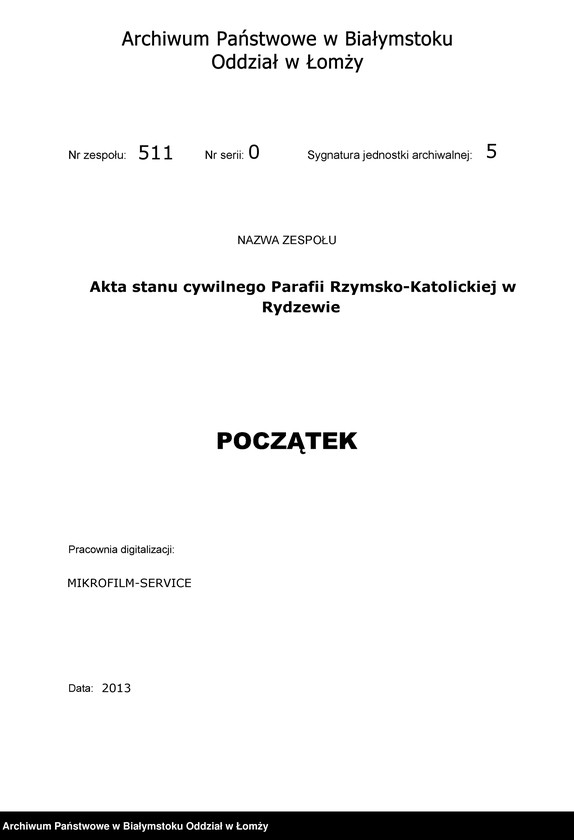 Obraz 3 z jednostki "Księga małżeństw"