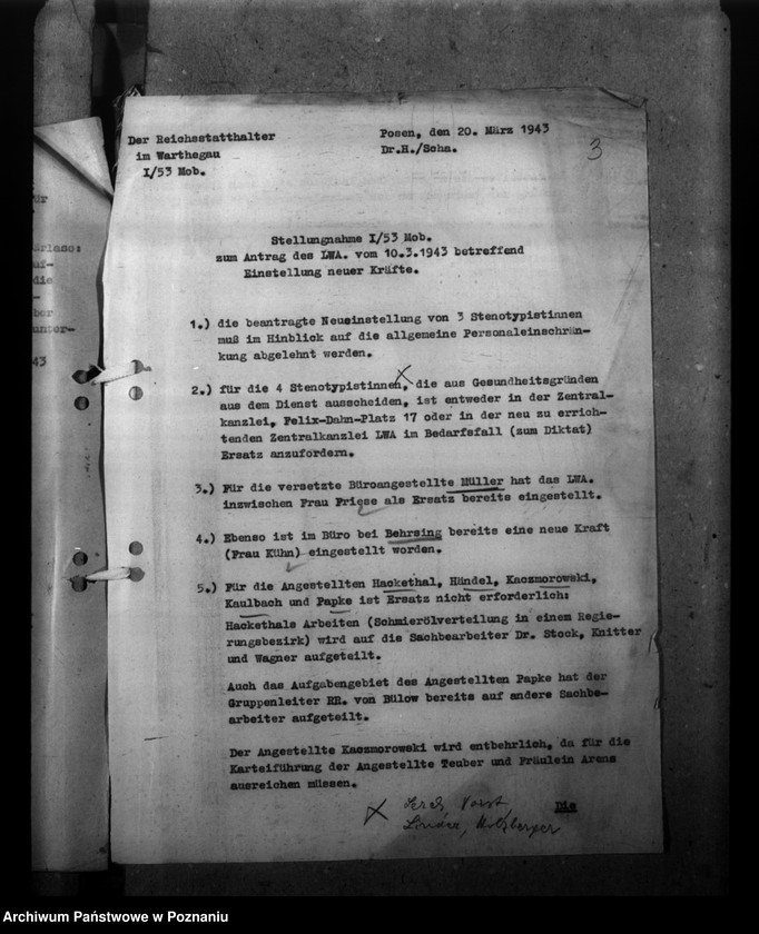 Obraz 7 z jednostki "Zwalnianie personelu dla celów wojskowych"