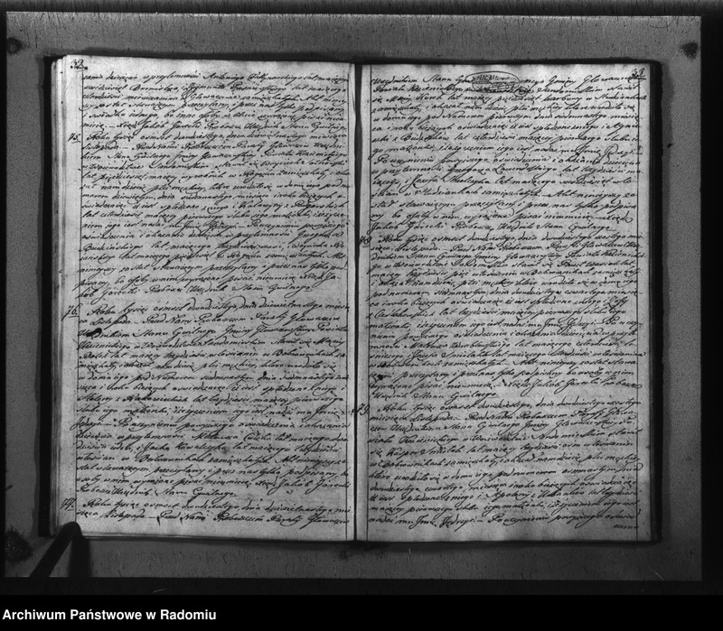 image.from.unit.number "Księga akt cywilnych gminy Głowaczew na rok 1820"