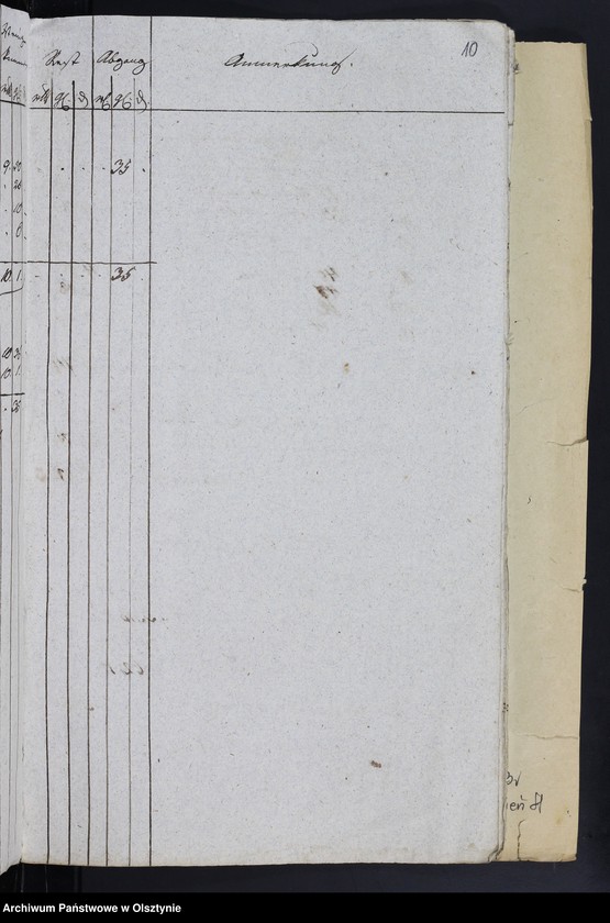 image.from.unit.number "Rechnung über Einnahme und Ausgabe für die Kirche zu Sonnenborn"