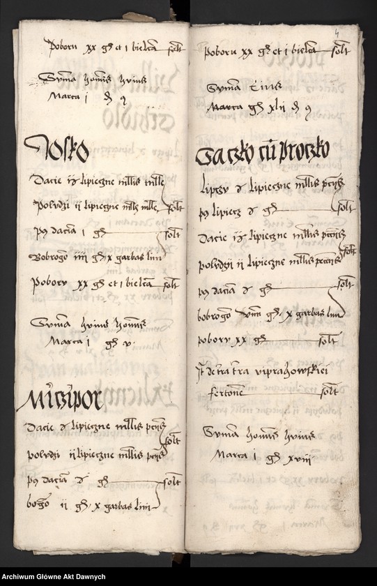 image.from.unit.number "Rejestry poborowe woj. bełskiego i ruskiego."