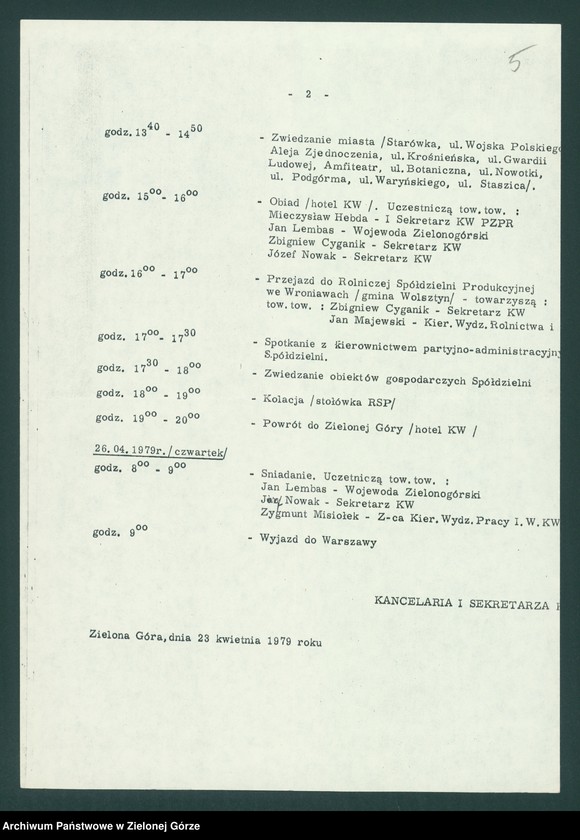 image.from.unit.number "Współpraca międzynarodowa. Wizyty przedstawicieli KC KP Słowacji w 1977 r., delegacji CSRS w 1979 r. Komunistycznej Partii Wietnamu w 1979 r."