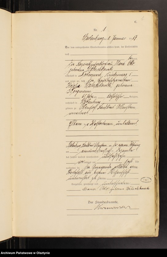 image.from.unit.number "Sterbe-Haupt-Register Nr 1 - 195"