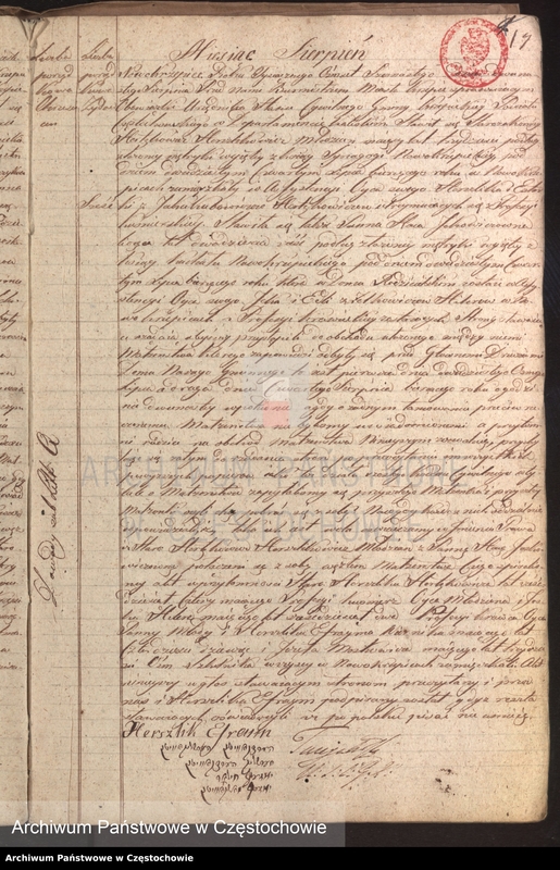 image.from.unit.number "Księga [akt] małżeństw gminy Krzepickiej na rok 1816"