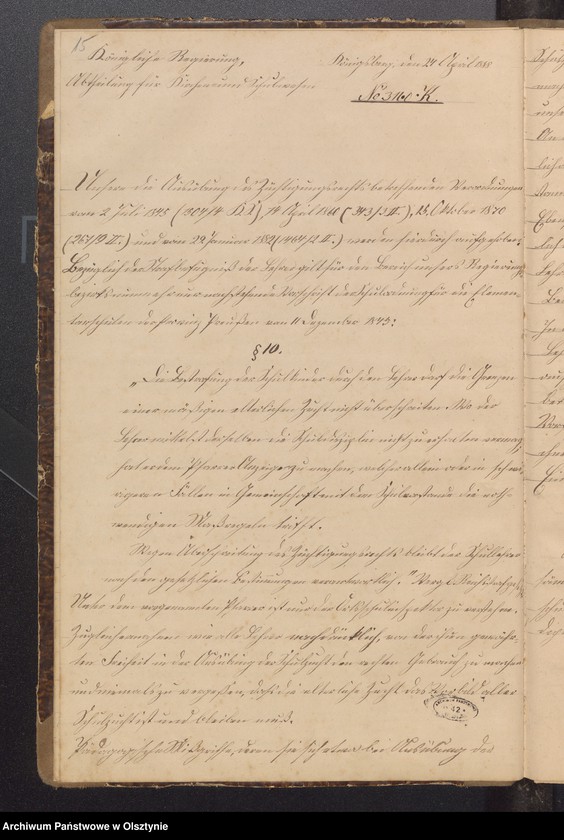 image.from.unit.number "Verordnungs Buch des Kirchspiels Schwarzstein"