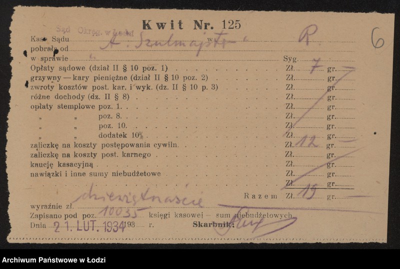 Obraz 8 z jednostki "Abram Icek Szulmajster – sprzedaż chustek i szali"