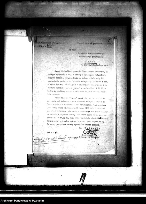 image.from.unit.number "Majątek Kaliska powiatu konińskiego /wyłączenie z art.. 4 ustawy o wykonaniu reformy rolnej"