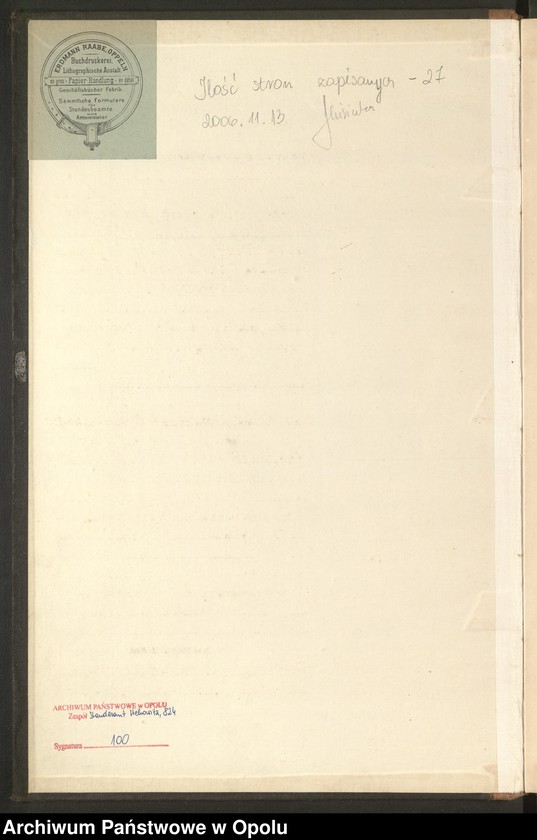 Obraz z jednostki "Sterbe-Haupt-Register Standesamts Wehowitz pro 1905"