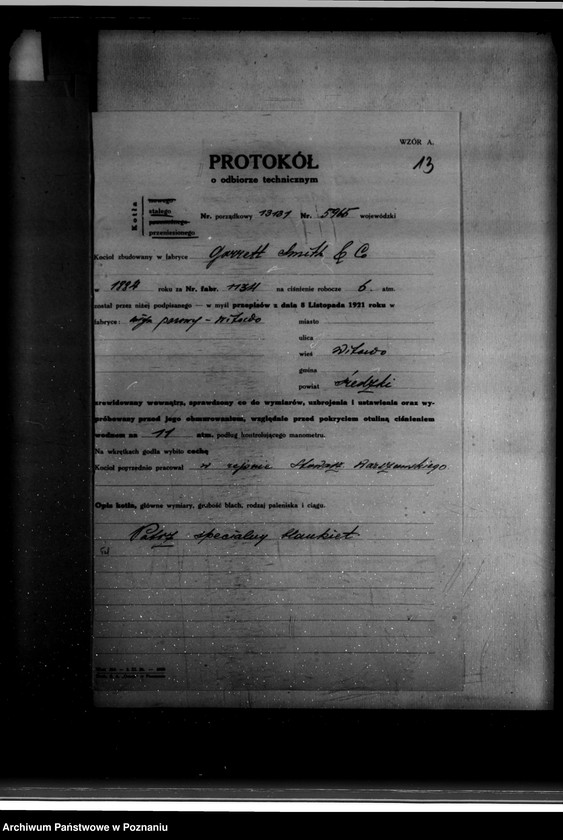 Obraz 17 z jednostki "Młyn parowy w Witowie powiat średzki nr woj. 5965"