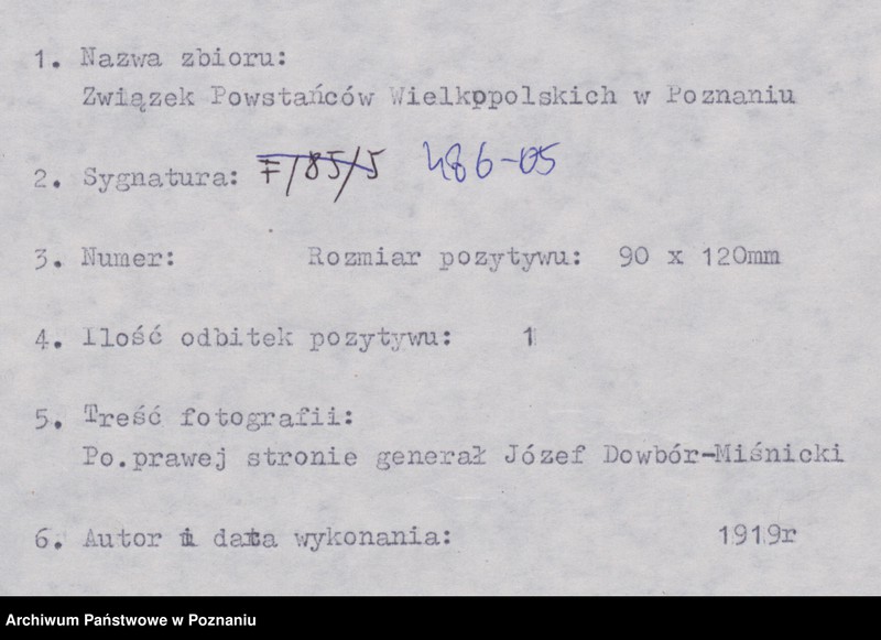 Obraz 12 z jednostki "Generał Józef Dowbór - Muśnicki podczas zaprzysiężenia Straży Ludowej na Placu Wolności w Poznaniu."