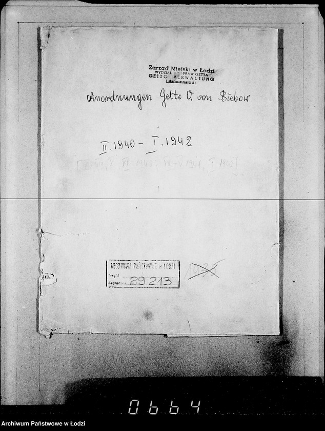 Obraz 4 z jednostki "Anordungen Getto V. von Biebow"