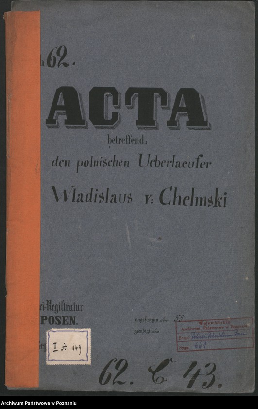Obraz 2 z jednostki "A. betr. Wladislaus von Chełmski in Seiborze, Kreis Hohensalza"
