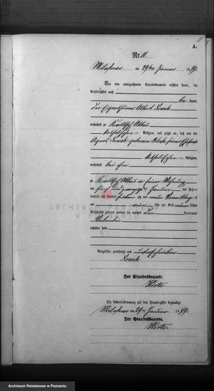 Obraz 13 z jednostki "Księga urodzeń"