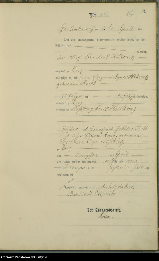 image.from.unit.number "Sterbe-Haupt-Register Nr 1 - 78"