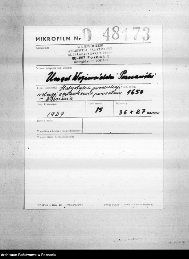 Obraz 2 z jednostki "/Statystyka produkcji rolnej - zestawienie powiatowe - Września/"