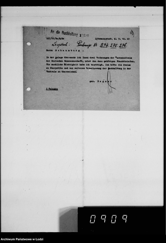 Obraz 14 z jednostki "Strohschuhe. Rechnungen, Frachtberichte, Waggon-Eingang"