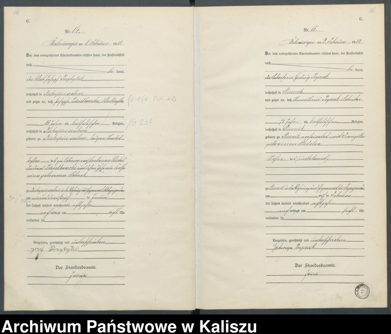 Obraz 12 z jednostki "[Księga zgonów]"