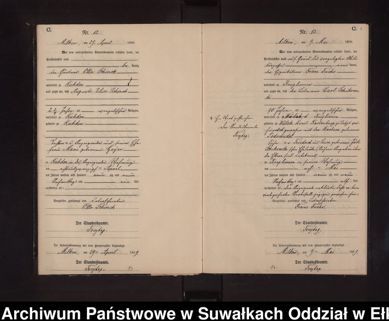 image.from.unit.number "Sterbe-Neben-Register des Preussischen Standes-Amtes Stasswinnen Kreis Lötzen"