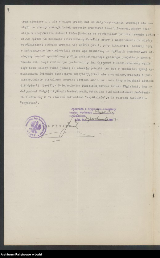 Obraz 6 z jednostki ""Konfekcja"- Teofilja Pajęcka i Małka Figielska- sprzedaż konfekcji damskiej i manufaktury"