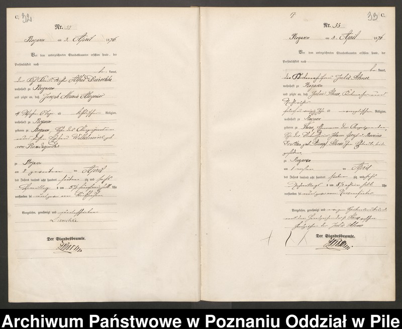 Obraz 19 z jednostki "Księga zgonów"
