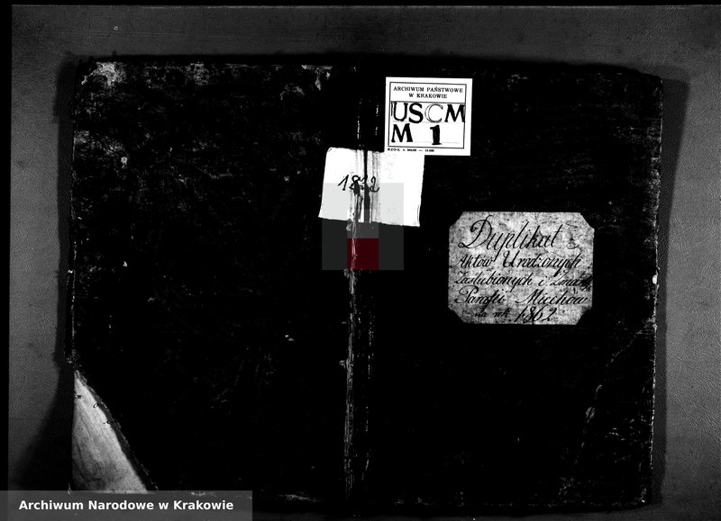 image.from.unit.number "Księga urodzin, małżeństw i zgonów parafii Niedźwiedź"