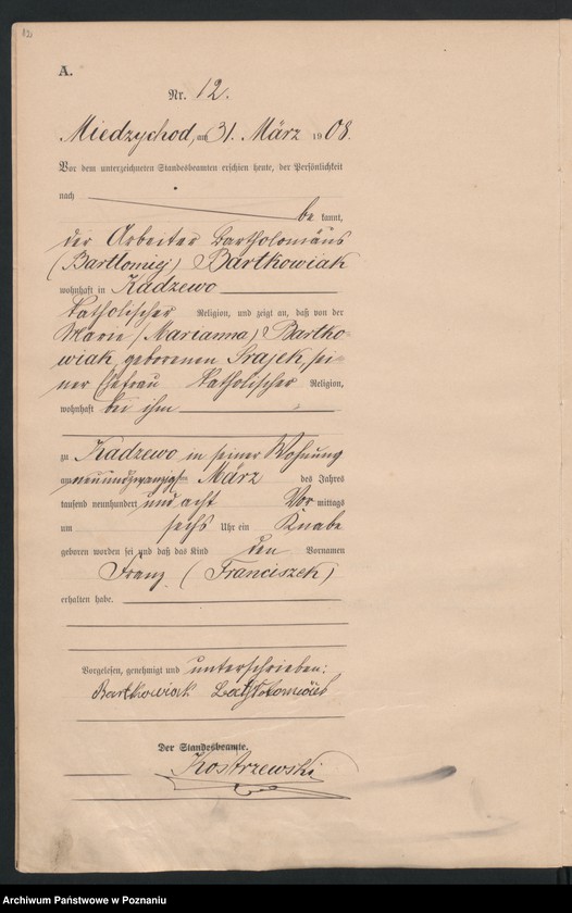 Obraz 15 z jednostki "Geburts-Haupt-Register"