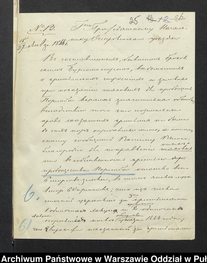 image.from.unit.number "O urządzaniu chłopów wsi Poręba wchodzących w skład własności poduchowej Poręba, gm. Poręba"