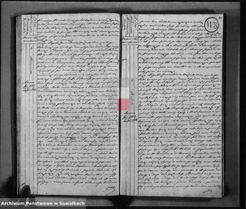 image.from.unit.number "Akta stanu cywilnego zaślubionych w gminie sejneńskiej od 1-go stycznia 1812 roku."