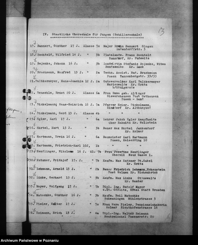 Obraz 7 z jednostki "Aufnahme der Schüler in die Oberschulen."