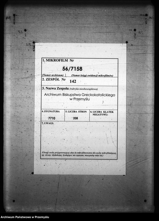 Obraz 2 z jednostki "[Kopie ksiąg metrykalnych parafii Polany Surowiczne z filią Wernejówka (dekanat Rymanów)]"