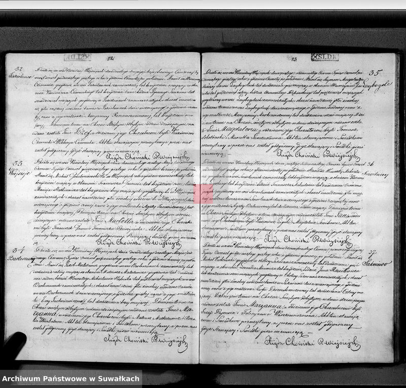 Obraz 9 z jednostki "Księga duplikat aktów urodzenia, małżeństw i zejścia parafii wiejsiejskiej z roku 1855"