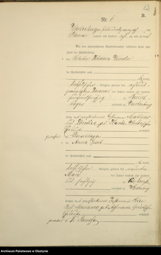 image.from.unit.number "Heiraths-Haupt-Register Nr 1 - 48"