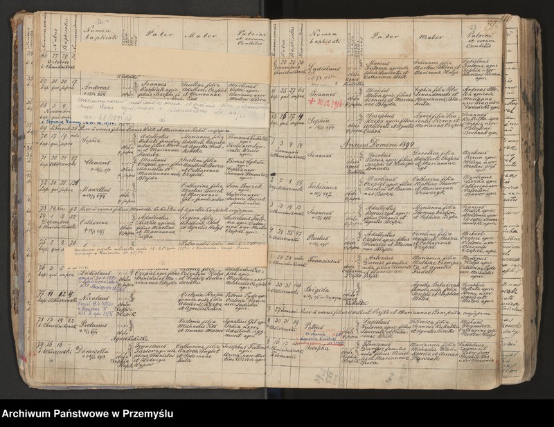 image.from.unit.number "Księga urodzeń, małżeństw, zgonów miejscowości Łopuszka Wielka"