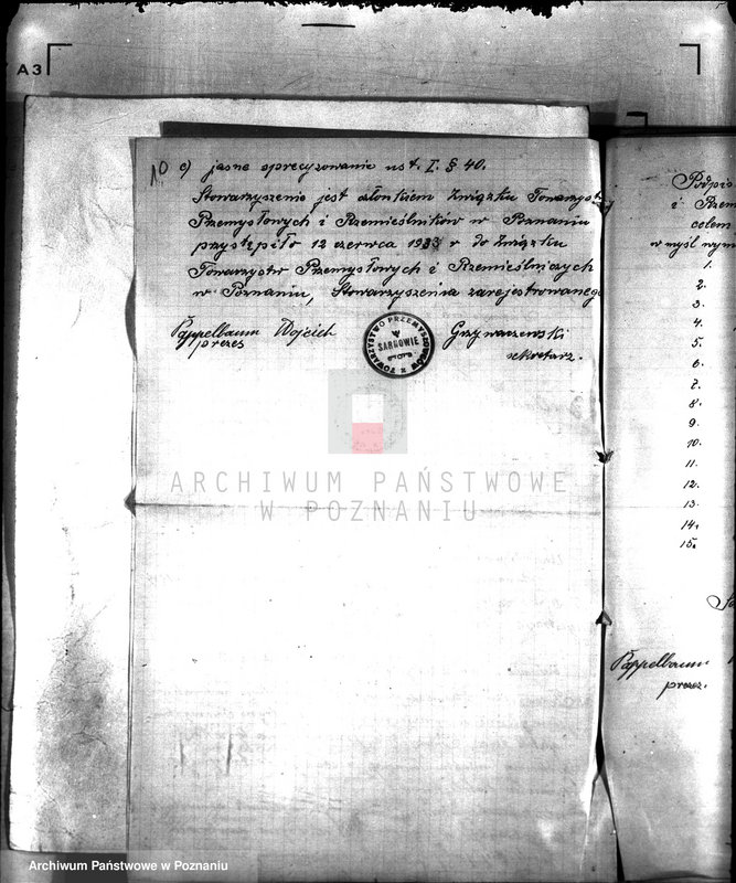 Obraz 14 z jednostki "/Towarzystwo Przemysłowców i Rzemieślników w Sarnowie/"