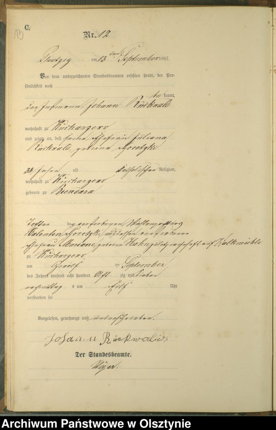 image.from.unit.number "Sterbe-Haupt-Register Nr 1 - 15"