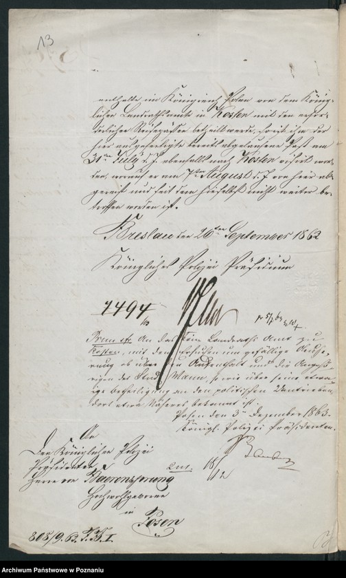 Obraz 16 z jednostki "A. betr. Moritz Mann, Literat und Felix Mann, Student"