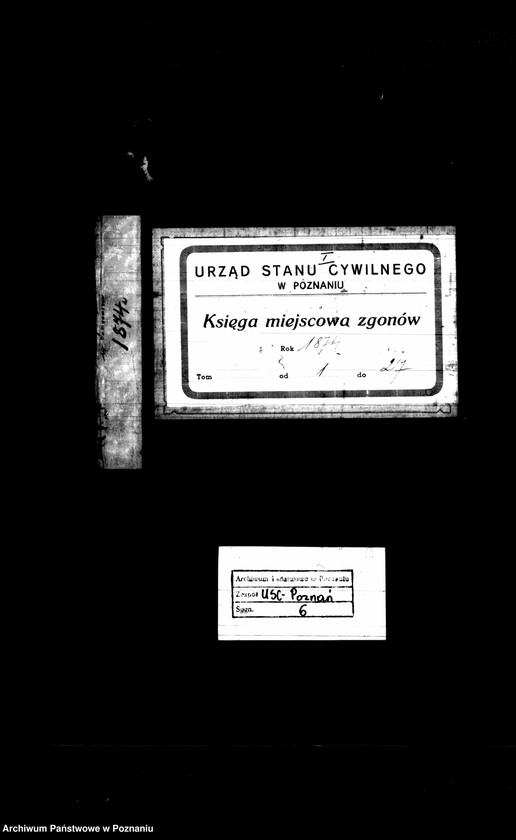 Obraz 2 z jednostki "Księga zgonów"