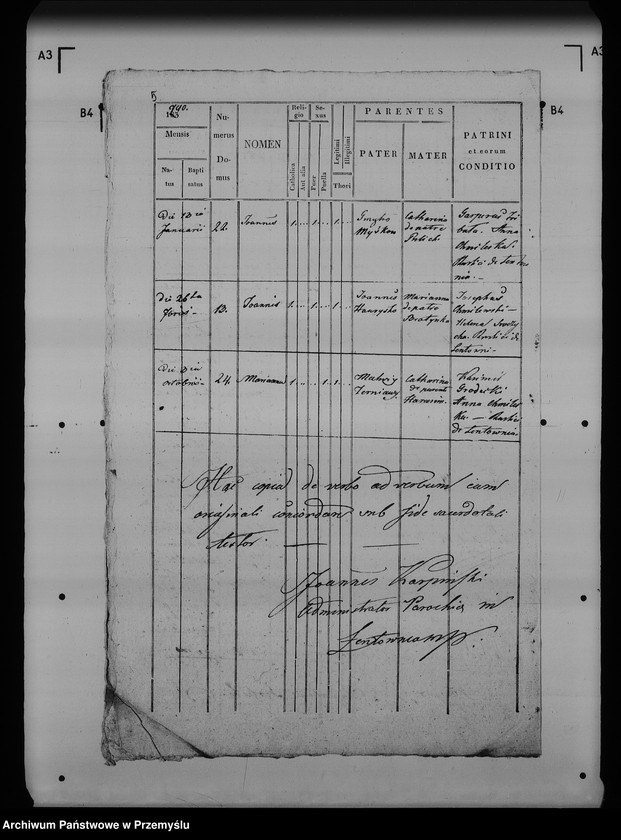 image.from.unit.number "[Kopie ksiąg metrykalnych parafii Wapowce z filiami Bełwin, Kuńkowce, Łętownia (dekanat Przemyśl)]"