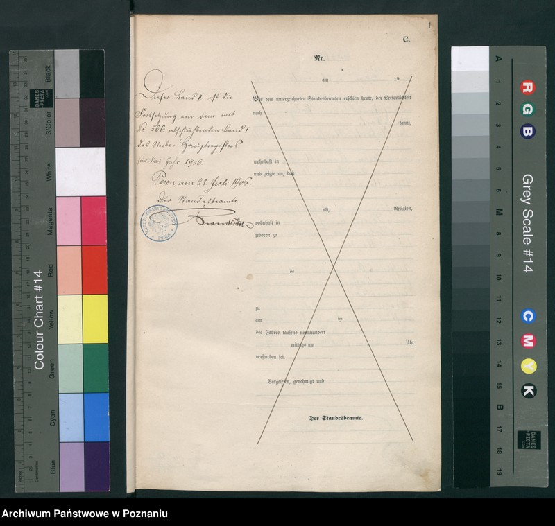 Obraz 3 z jednostki "Księga miejscowa zgonów"