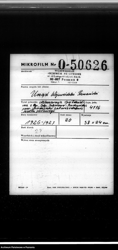 Obraz 2 z jednostki "Mleczarnia Spółdzielcza z ograniczoną odpowiedzialnością Sokołowo- Budzyńskie pow. chodzieski, zatwierdzenie kotła parowego"