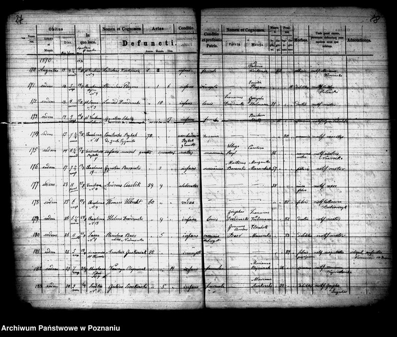 Obraz 15 z jednostki "Księga zgonów"