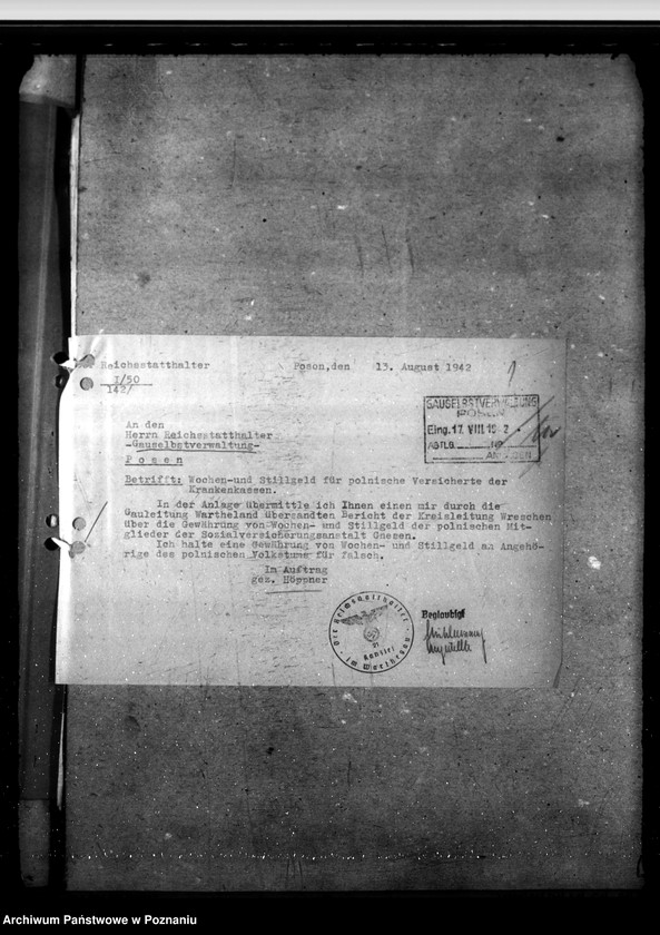 Obraz 5 z jednostki "Wochenfürsorge - fürsorgerechtliche Wochenhilfe"